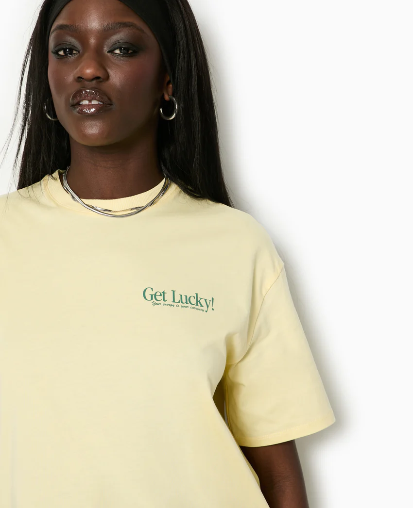 Pimkie T-shirt oversize avec print devant et dos