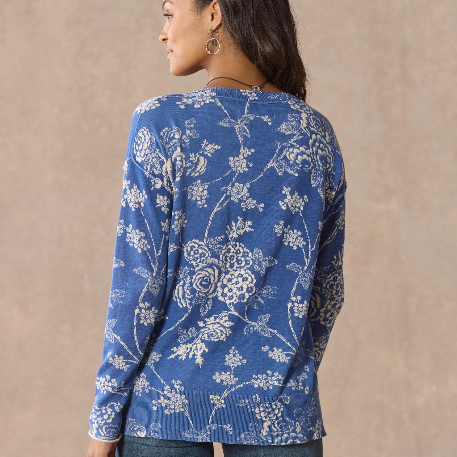 Inti Floral Sweater, Petite - Sundance Living