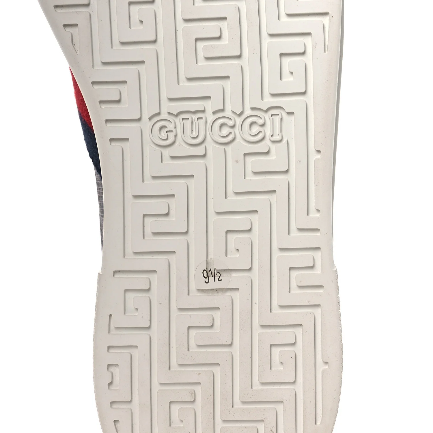 GG Supreme Monogram Web Mens New Ace Sneakers 9.5 Dark Blue - Top Club