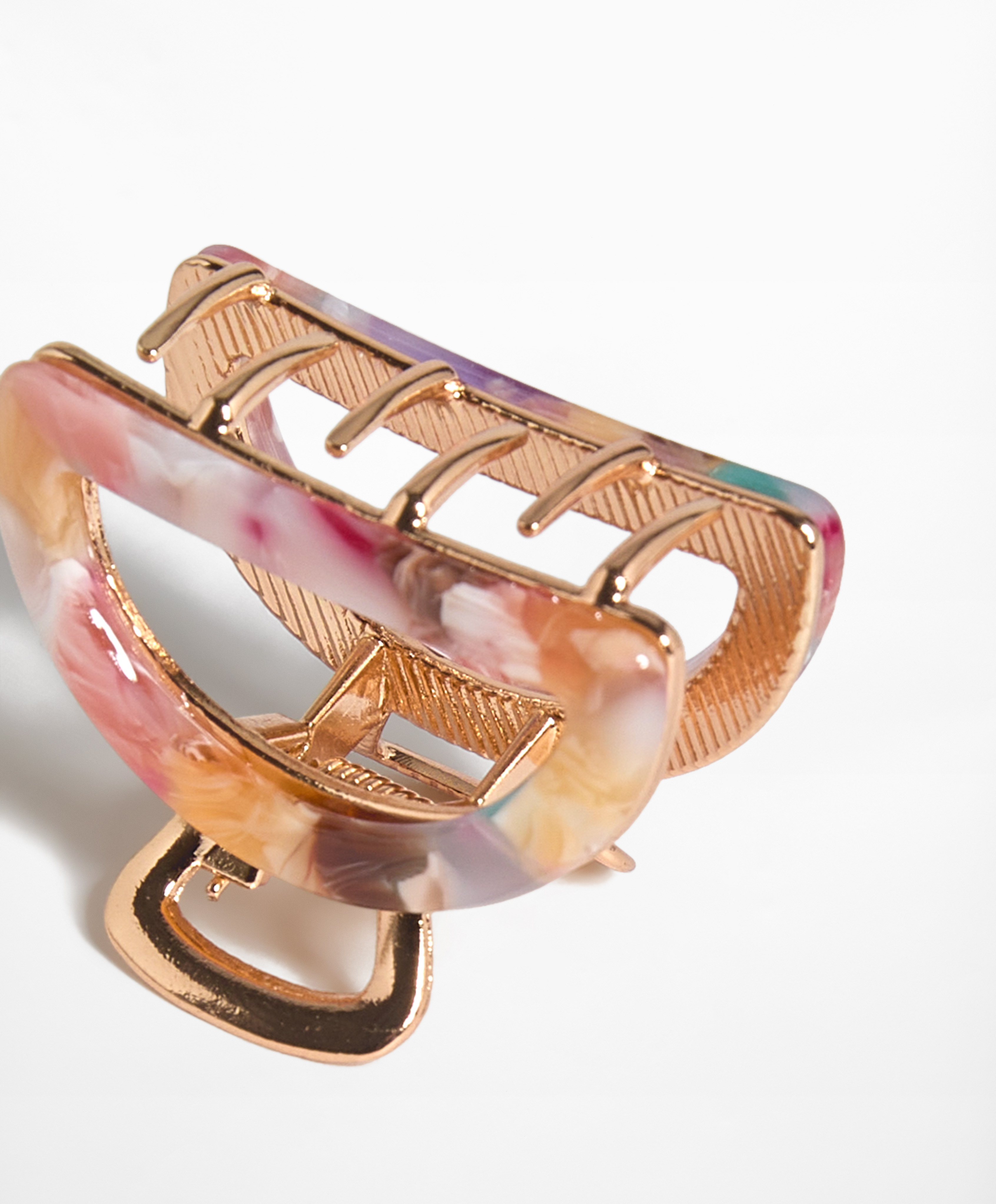 OYSHO 2 metallic mini hair clips