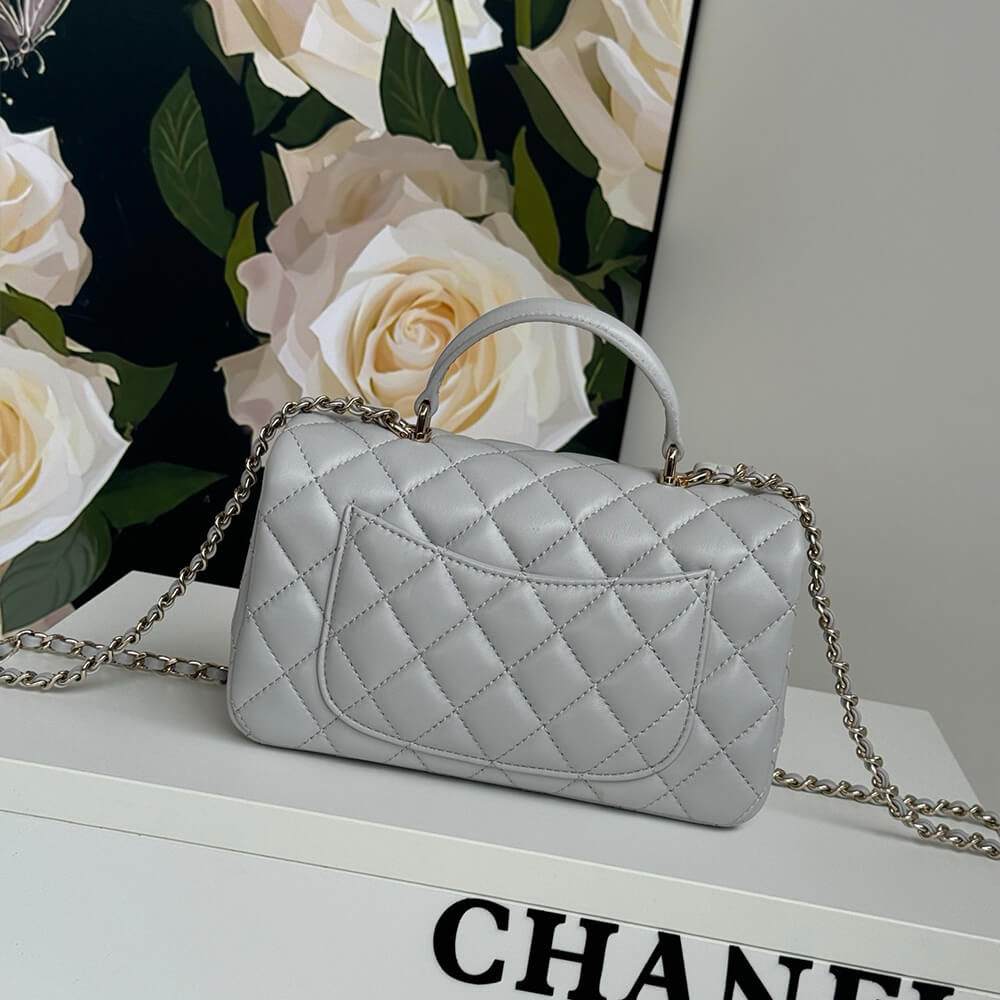 CHANEL Mini Classic Handbag With Top Handle - Top Club