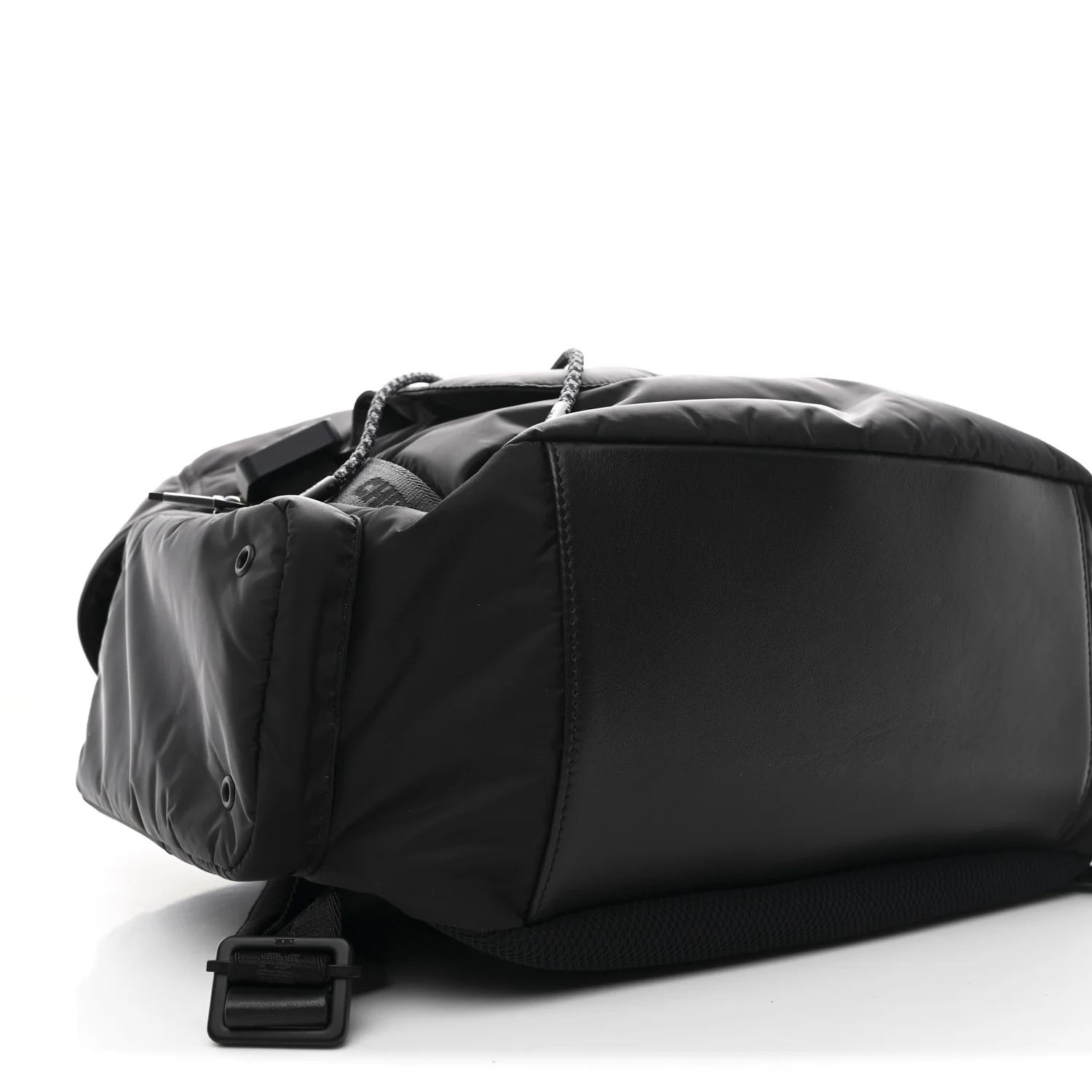 Nylon Saddle Backpack Black - Top Club