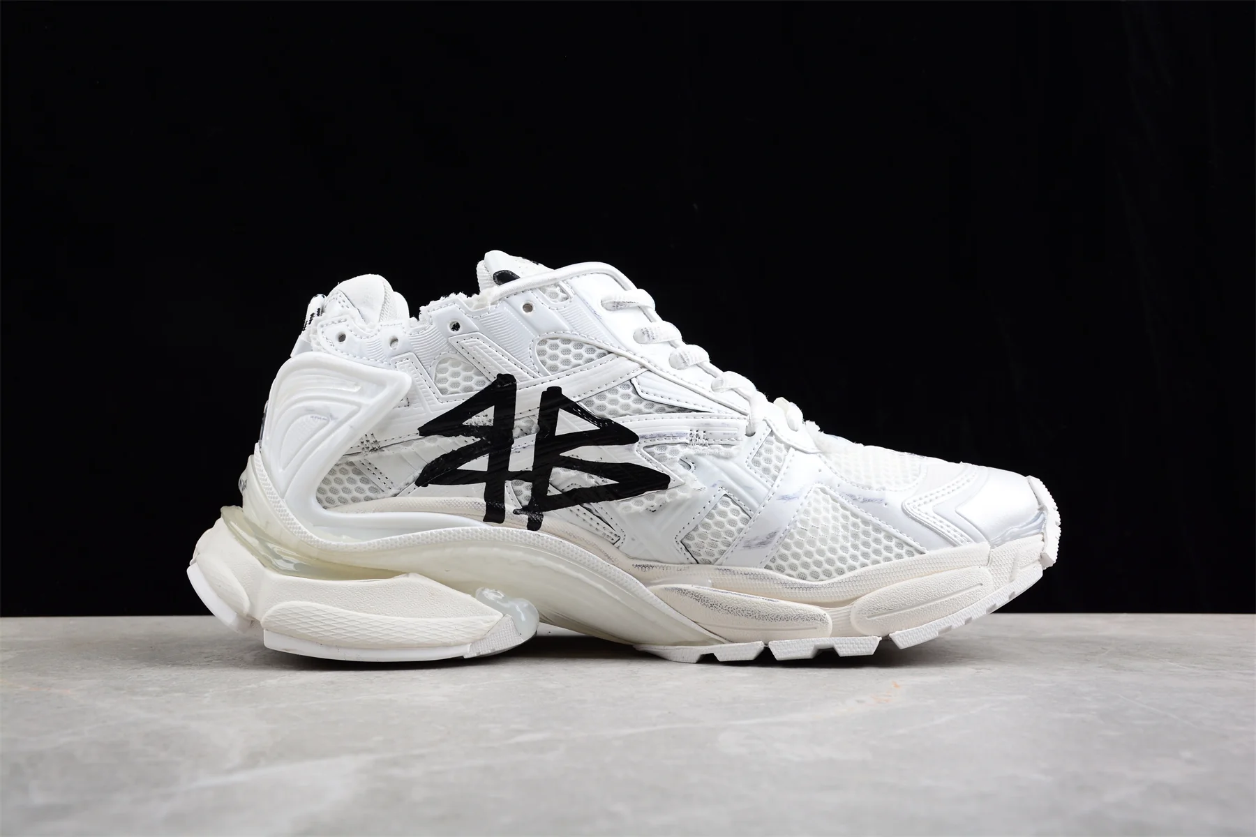 Balenciaga Runner Sneaker 'Graffiti - White Black' - Sneaker Replica Workshop