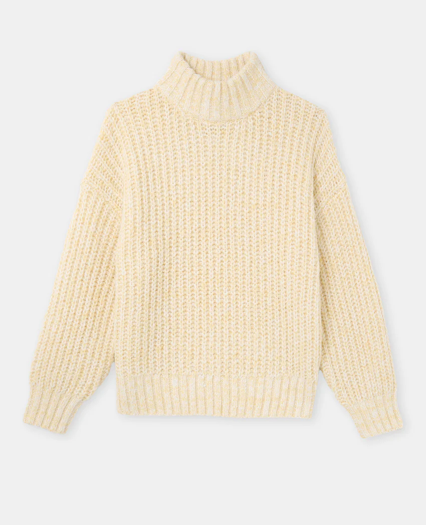 Pimkie Pull grosse maille moulinée col montant