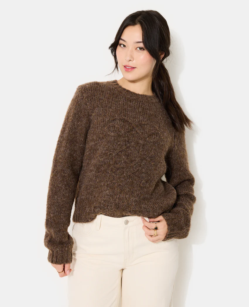 Pimkie Pull en maille mélangée avec détail fantaisie