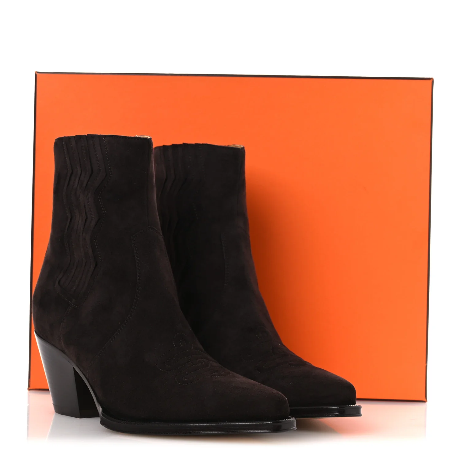 Suede Womens Vegas Ankle Boot 38.5 Marron Ebene - Top Club