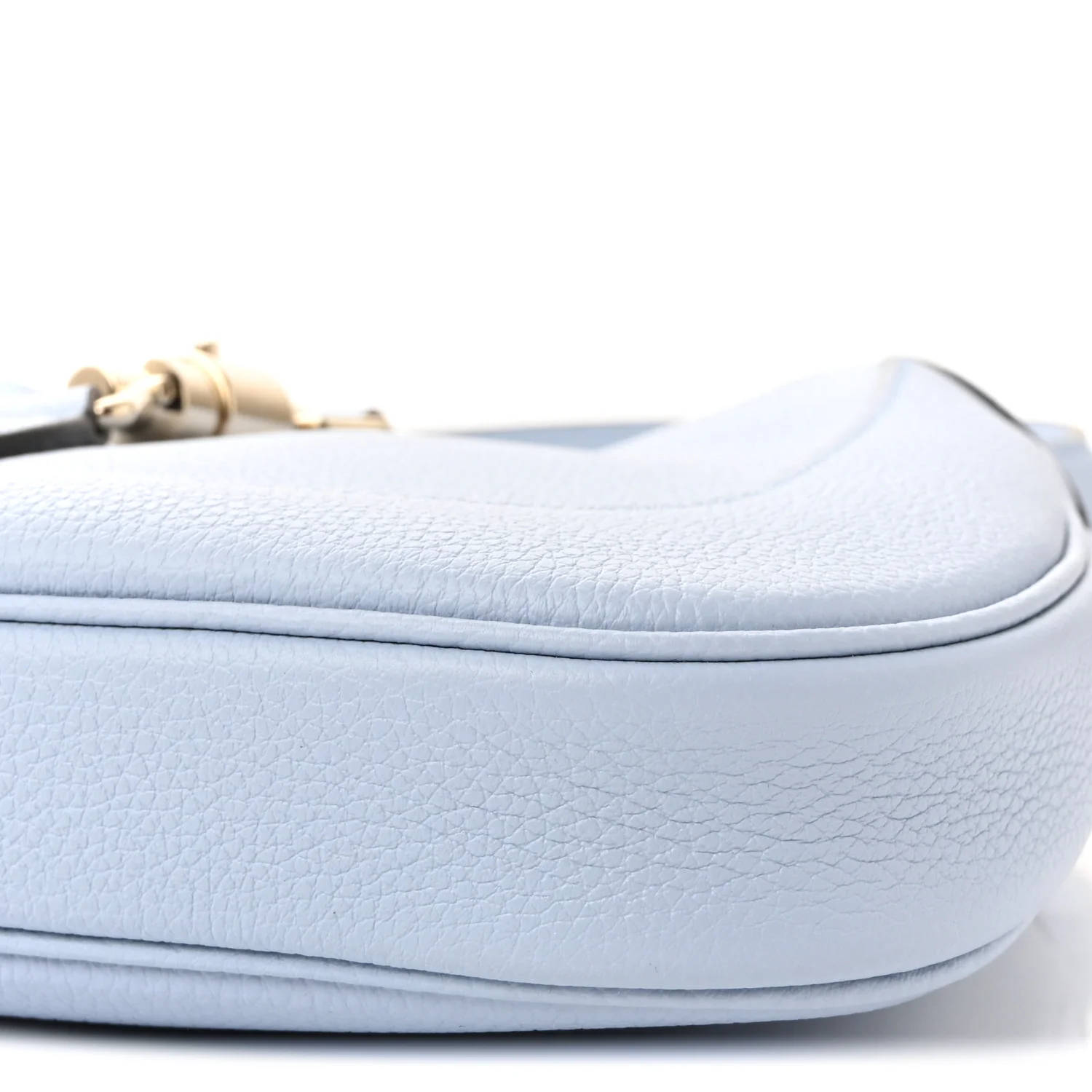 Grained Calfskin Web Medium Jackie 1961 Hobo Light Blue - Top Club