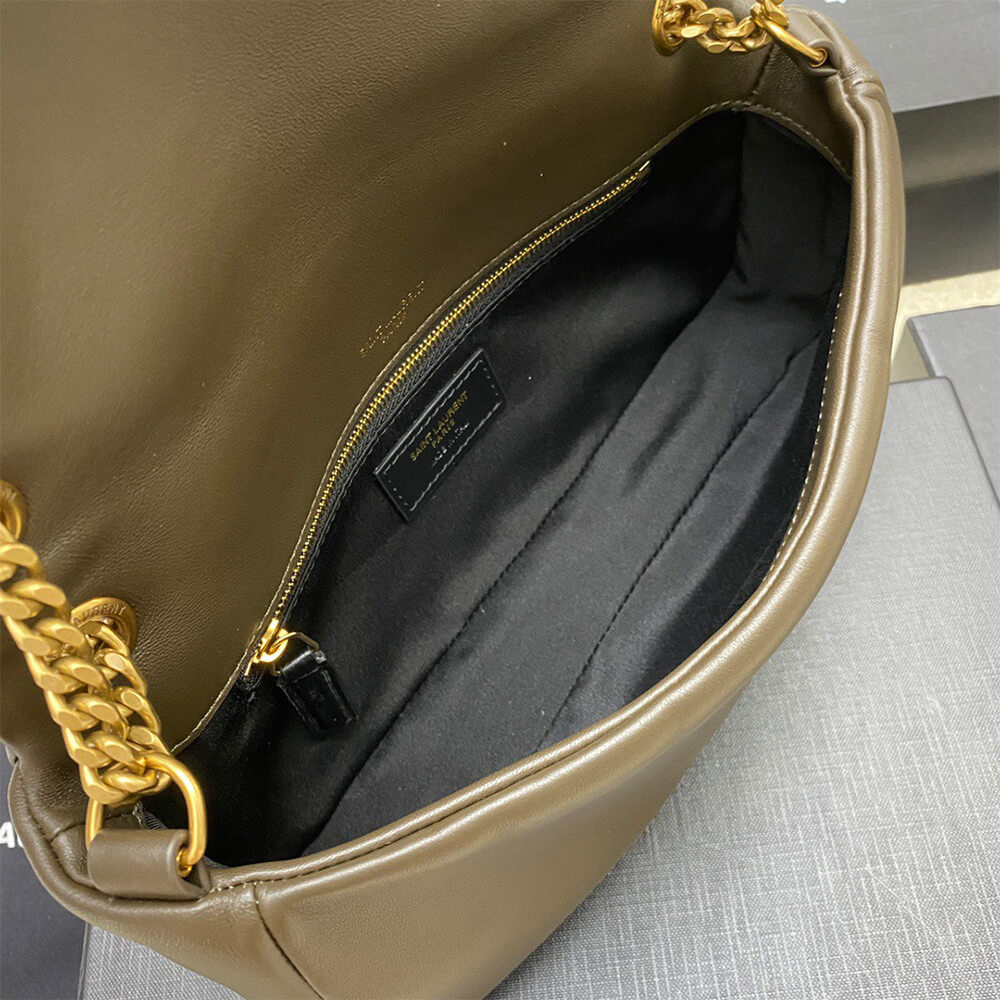 YSL calypso small in plunged lambskin - Top Club