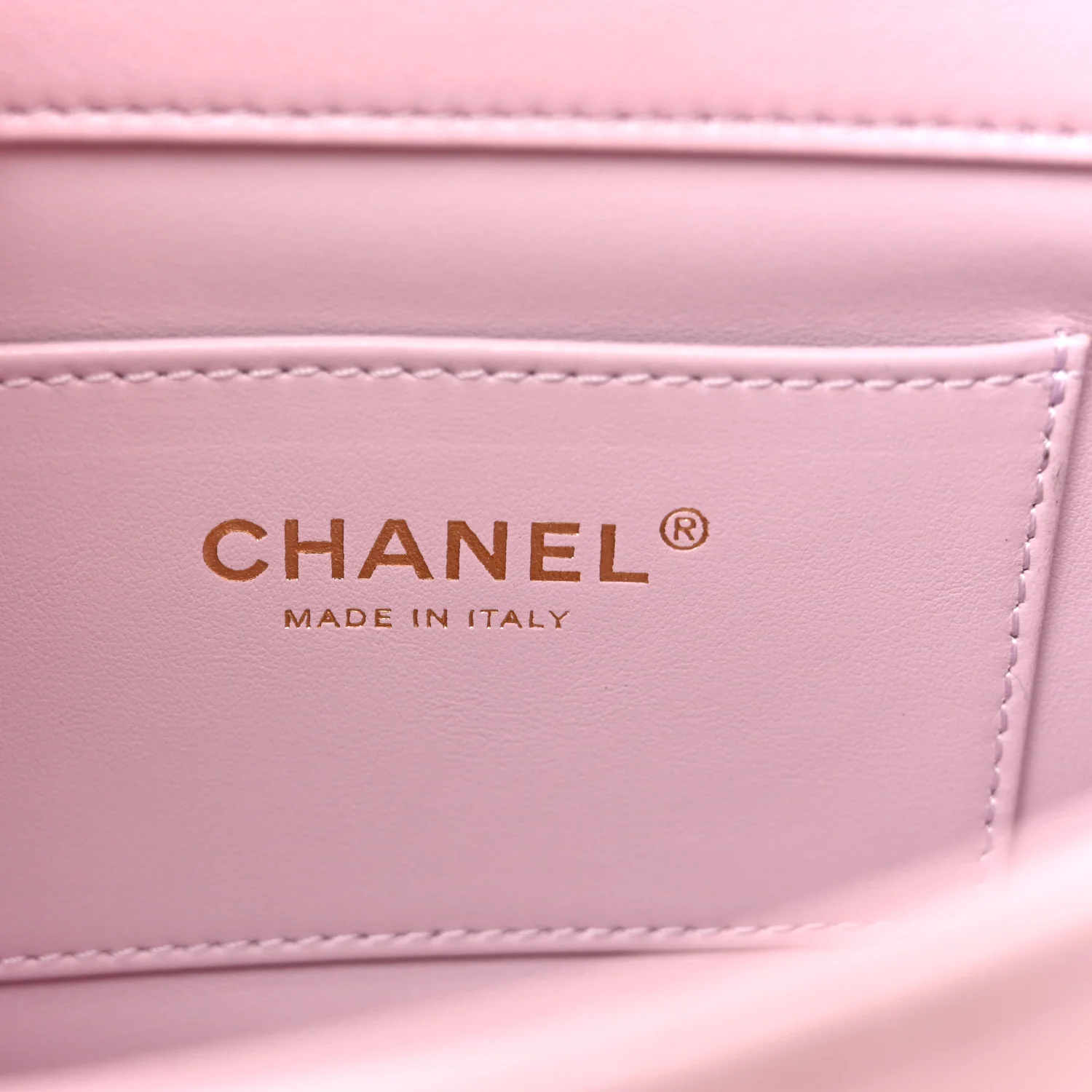 Lambskin Quilted Pearl Small Flap Light Purple - Top Club