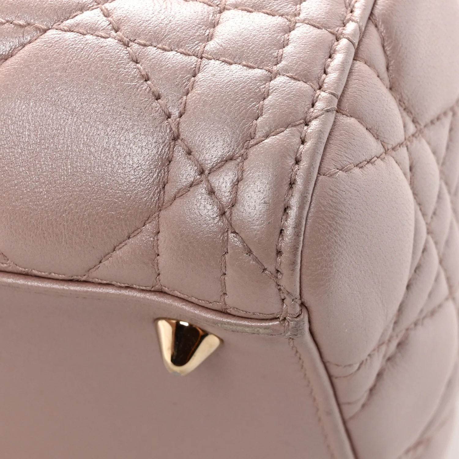 Pearly Lambskin Cannage Medium Lady Dior Lotus - Top Club