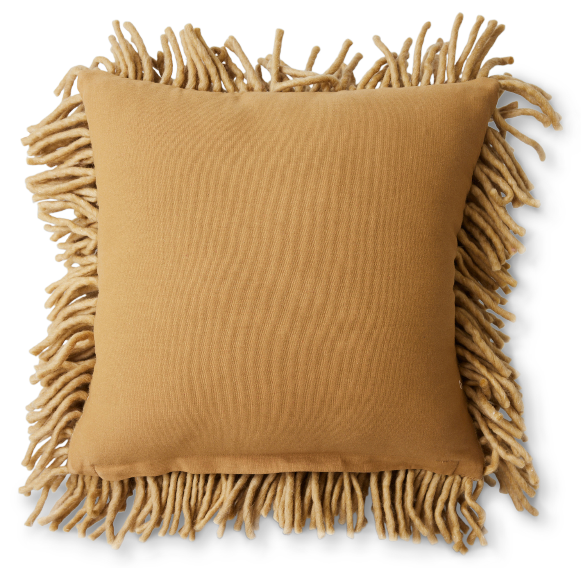 Sierkussen Rugged woolen 50x50 cm olive