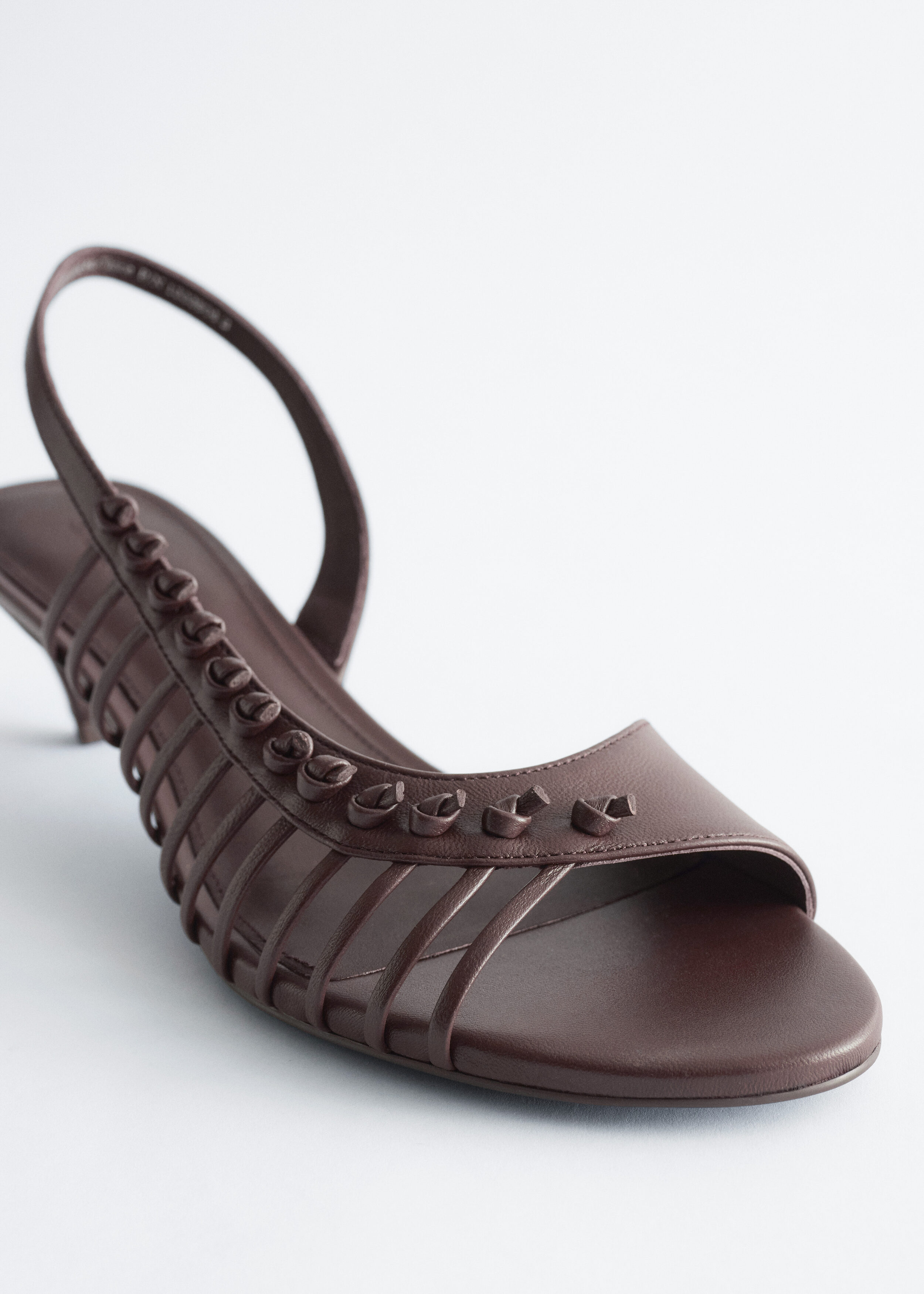& Other Stories STRAPPY LEATHER SANDALS