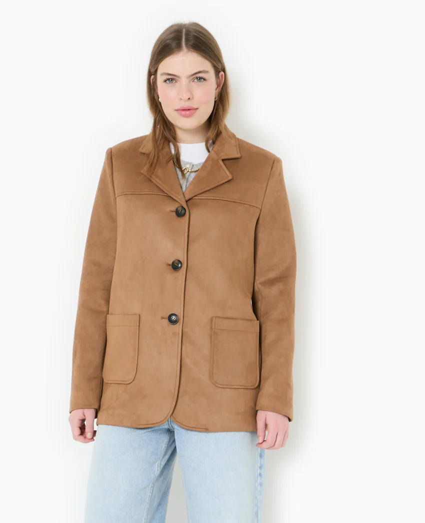 Pimkie Veste blazer en suédine