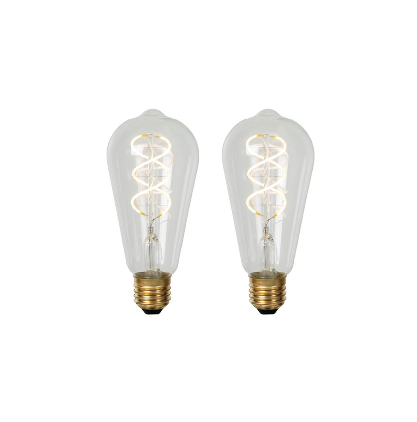 SET - 2X EDISON SPIRAAL HELDER