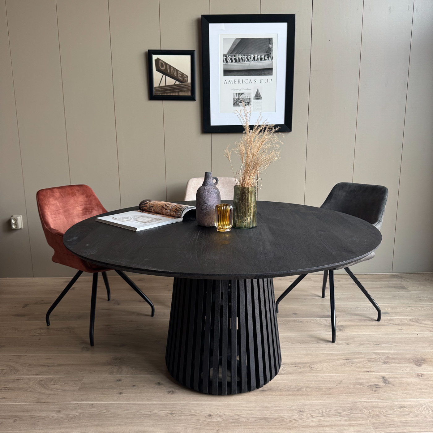 Eettafel Sevilla 150cm zwart