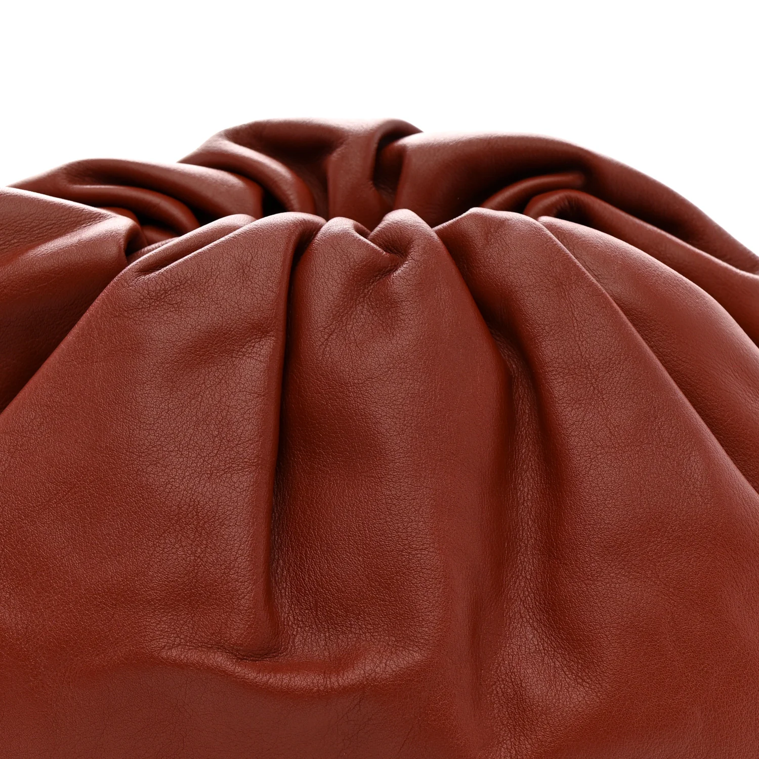 Smooth Butter Calf The Pouch Oversized Clutch Bordeaux - Top Club