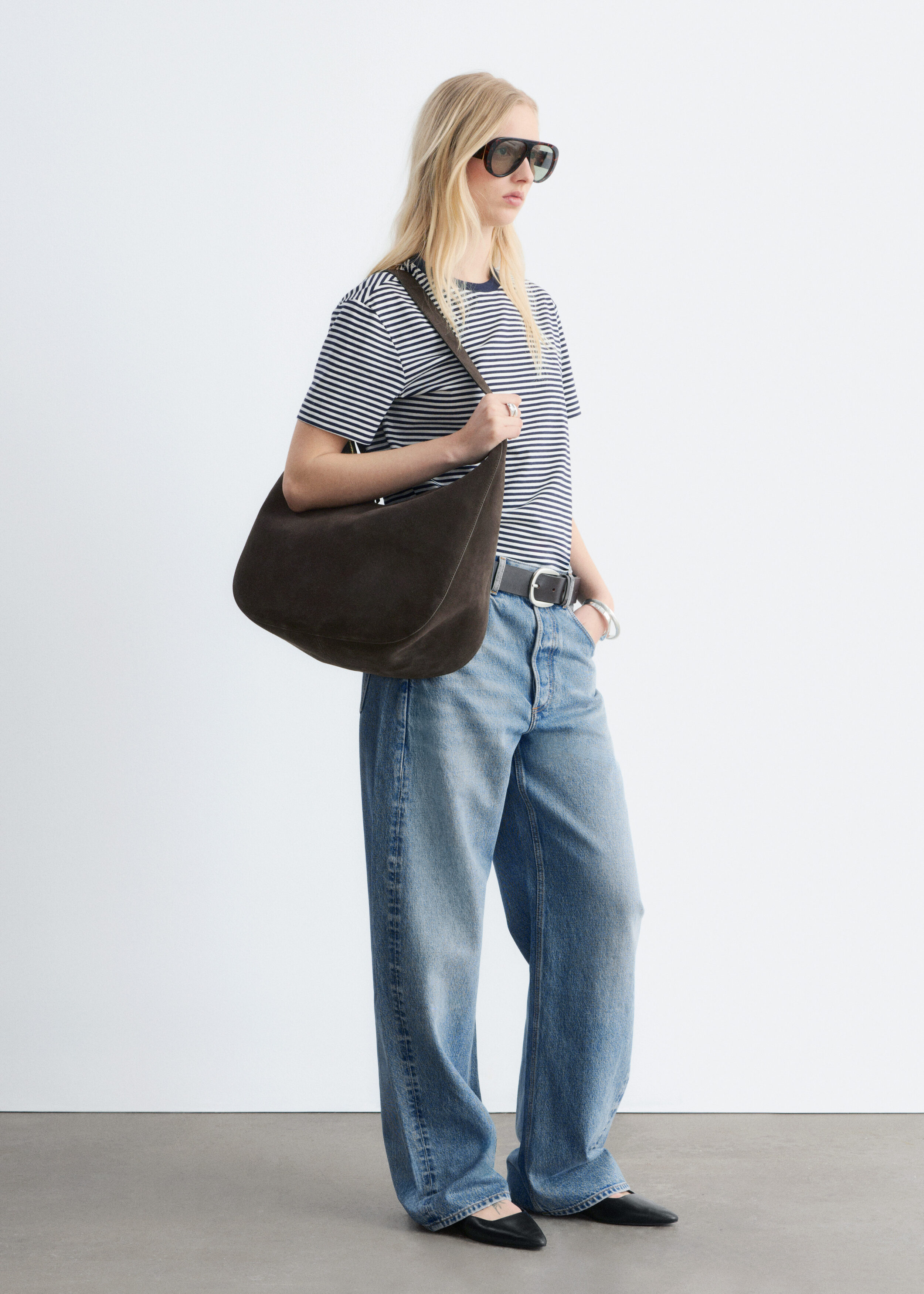& Other Stories COTTON CREW-NECK T-SHIRT