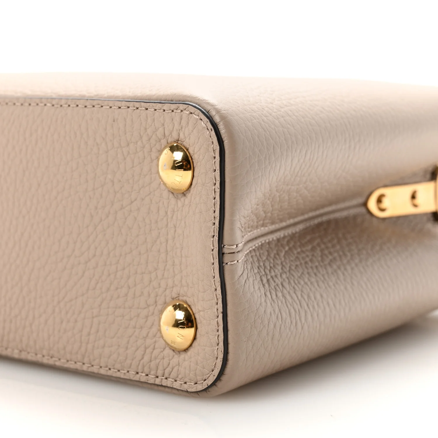 Taurillon Snakeskin Capucines BB Galet - Top Club