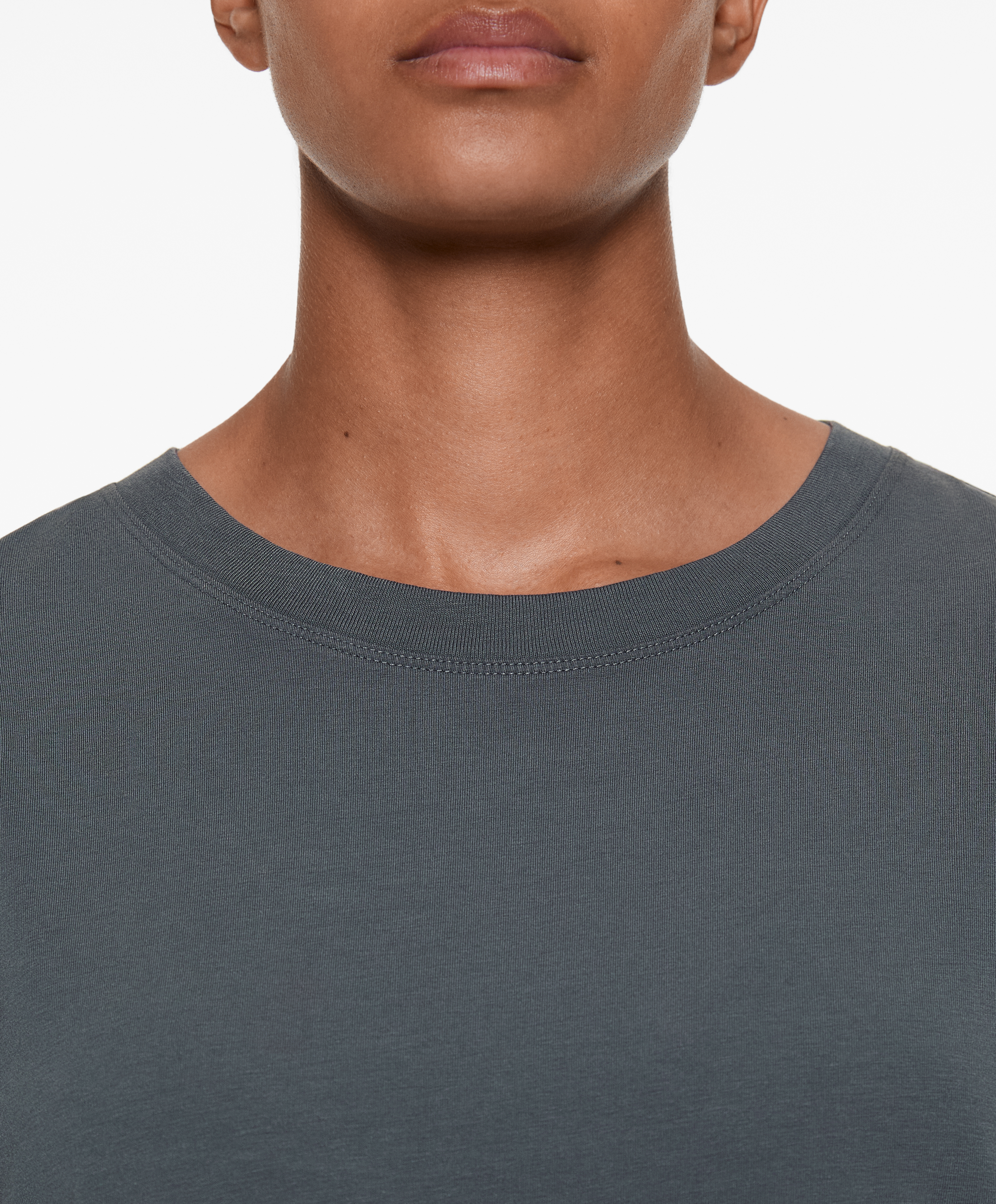 OYSHO Short sleeve cotton blend T-shirt