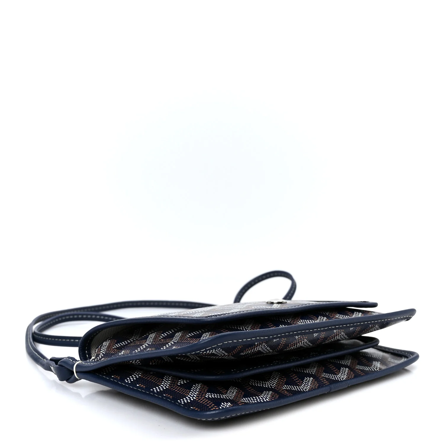 Goyardine Plumet Wallet Clutch Navy - Top Club