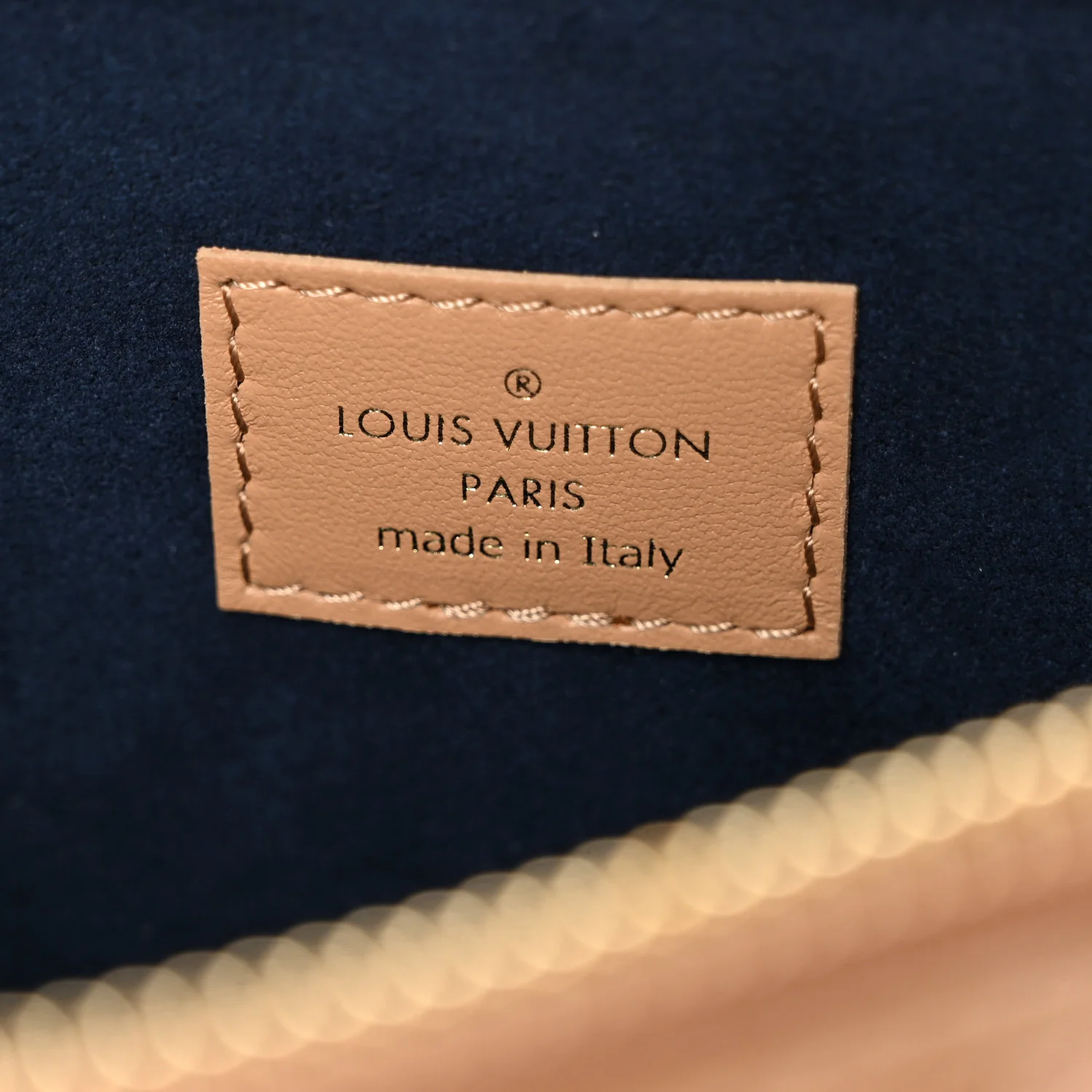 Lambskin Embossed Monogram Coussin PM Camel - Top Club