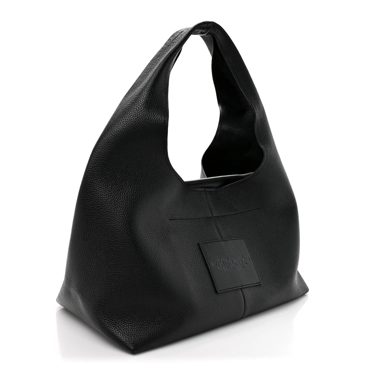 Grained Calfskin Medium The Sack Bag Black - Top Club