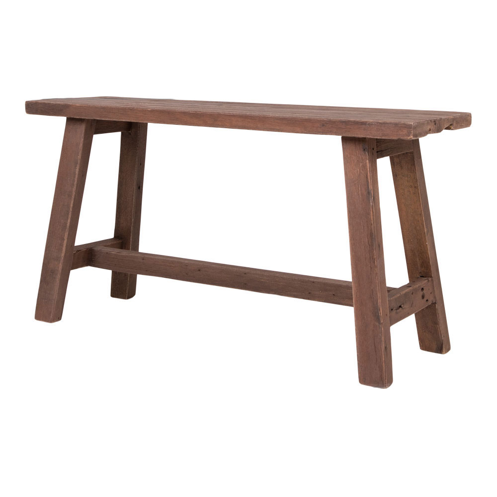 Houten bankje Jules medium Bruin
