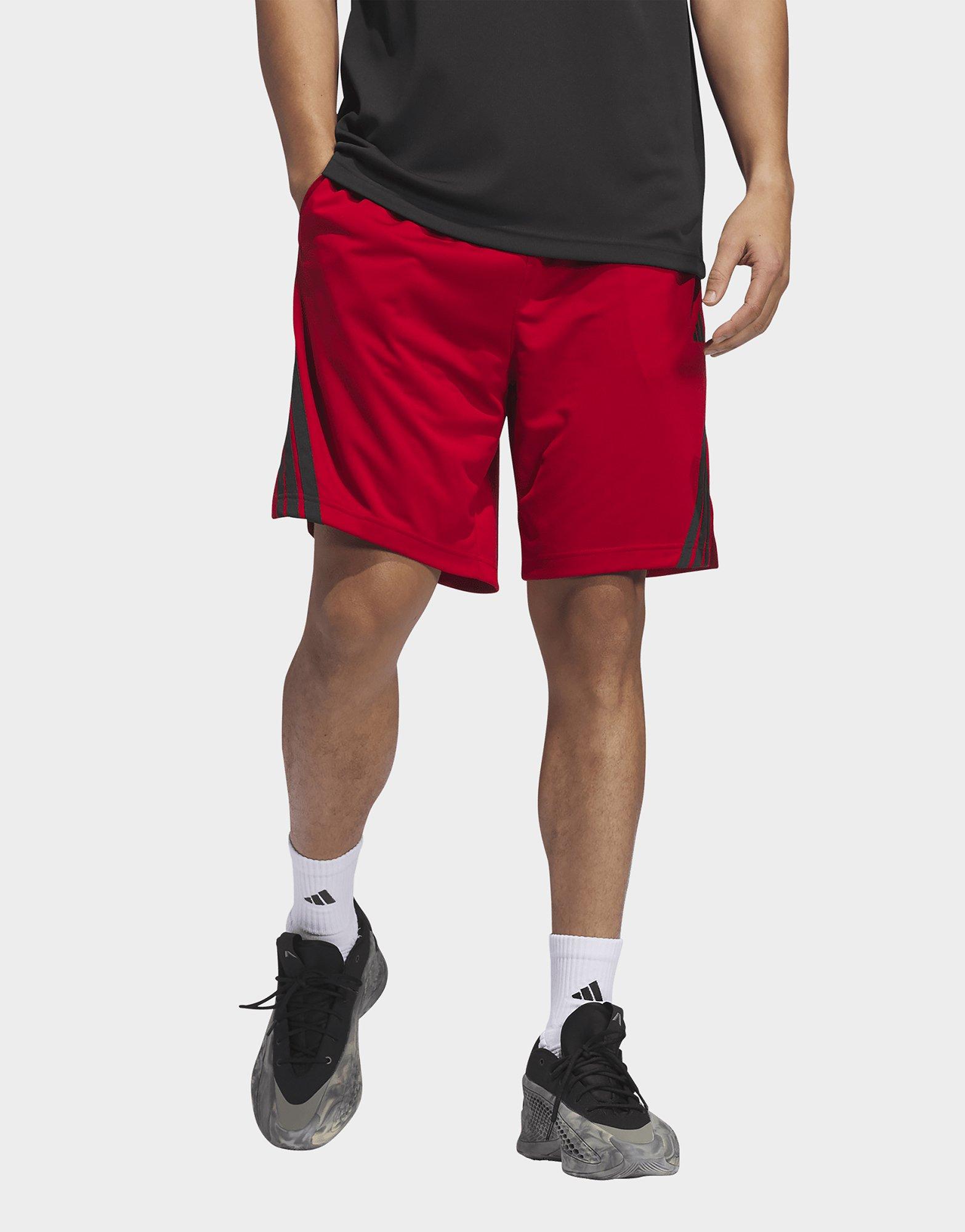 adidas Legends 3-Streifen Basketball Shorts