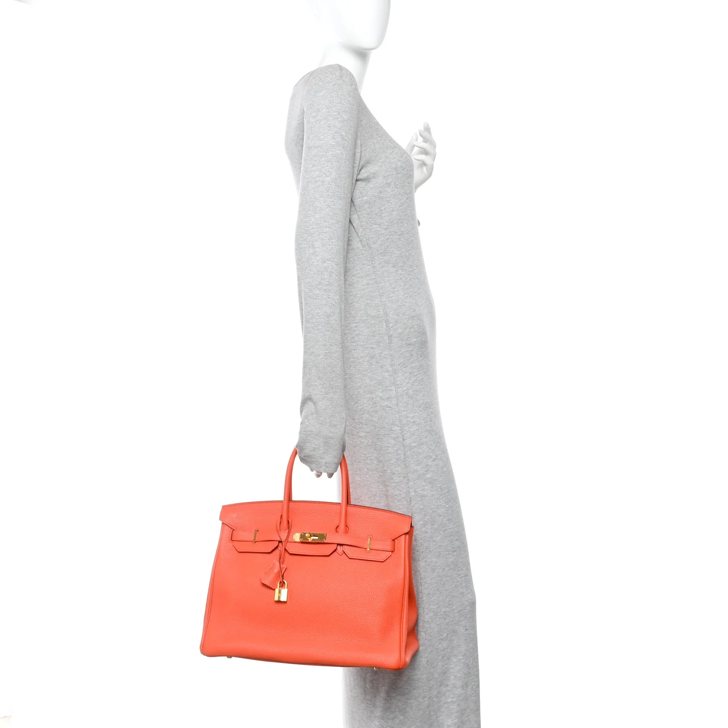Togo BIRKIN 35 Orange Poppy