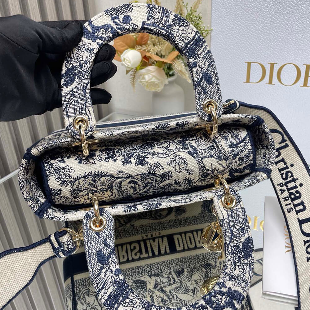 DIOR MEDIUM LADY D-LITE BAG(High-End Grade) - Top Club