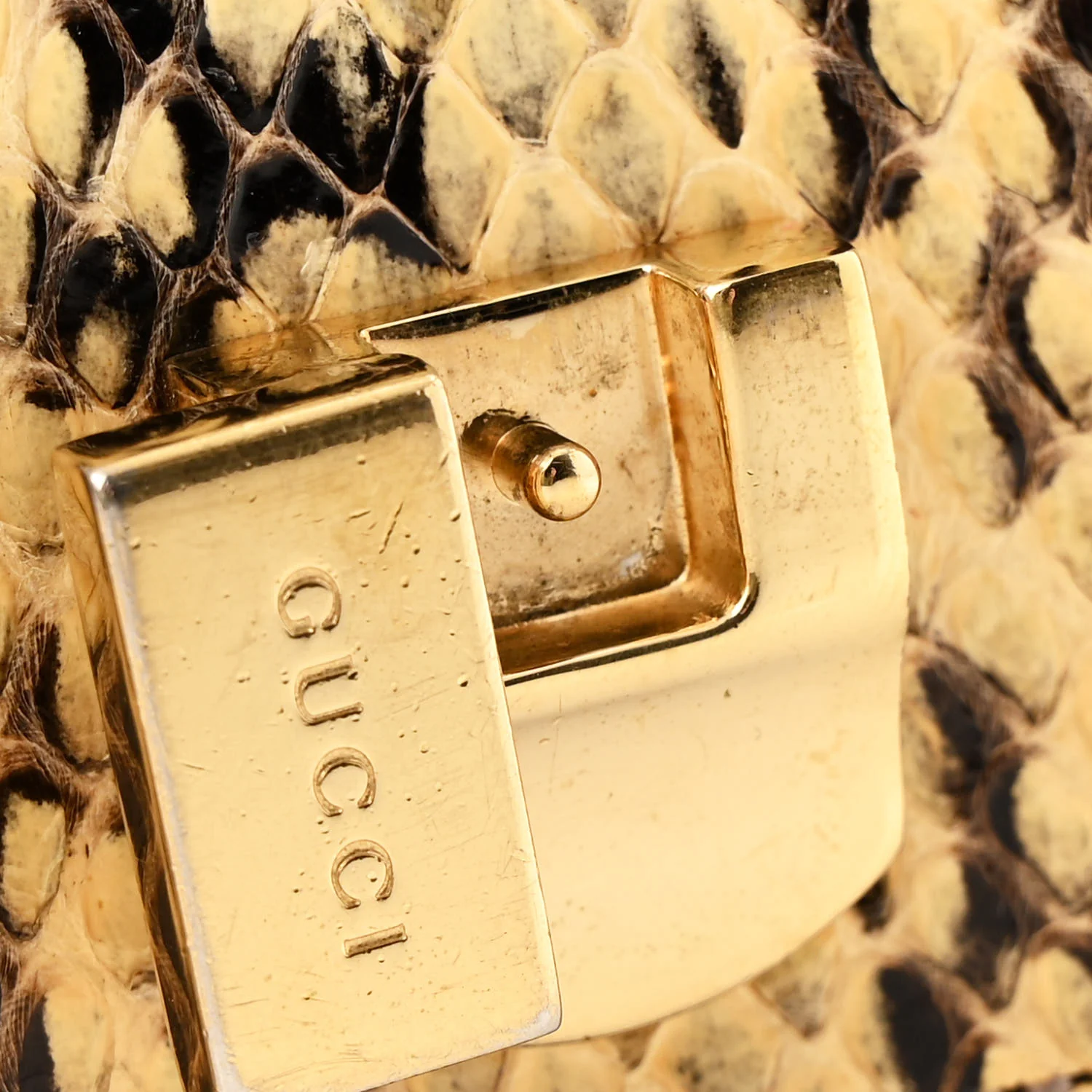 Snakeskin Mini Sylvie Chain Shoulder Bag Roccia - Top Club