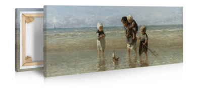 Canvas schilderij Kinderen der Zee 200 x 100 cm