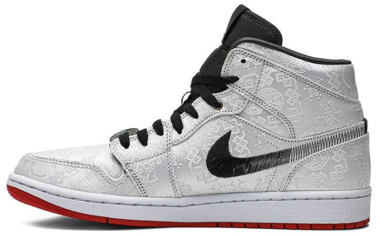 CLOT x Air Jordan 1 Mid  Fearless  CU2804-100 - Sneaker Replica Workshop