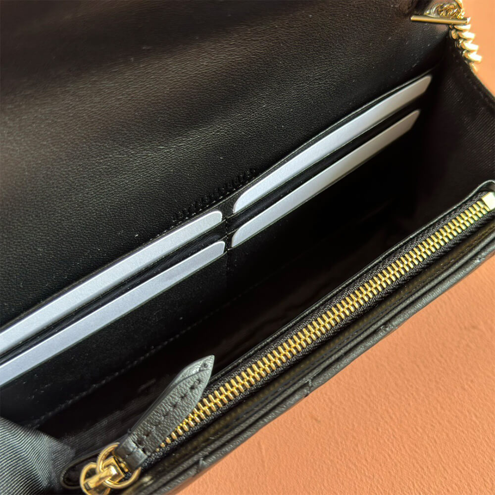 GG Marmont wallet on chain - Top Club