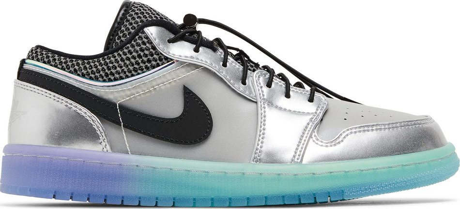 Wmns Air Jordan 1 Low SE  Metallic Silver Gradient  DJ5199-109 - Sneaker Replica Workshop