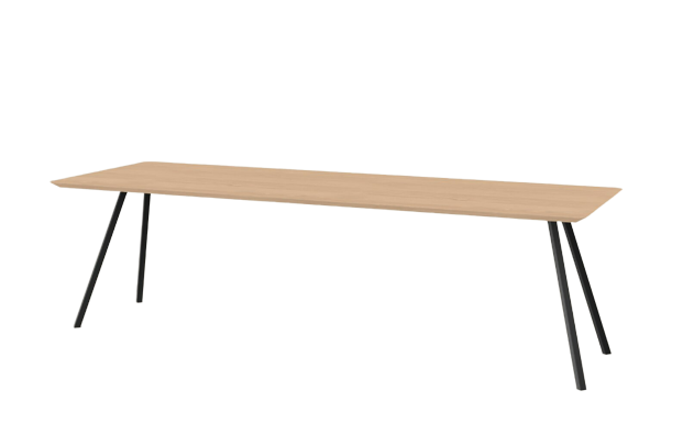 Studio HENK tafel Slim Co Rechthoekig, zwart frame - Smart C