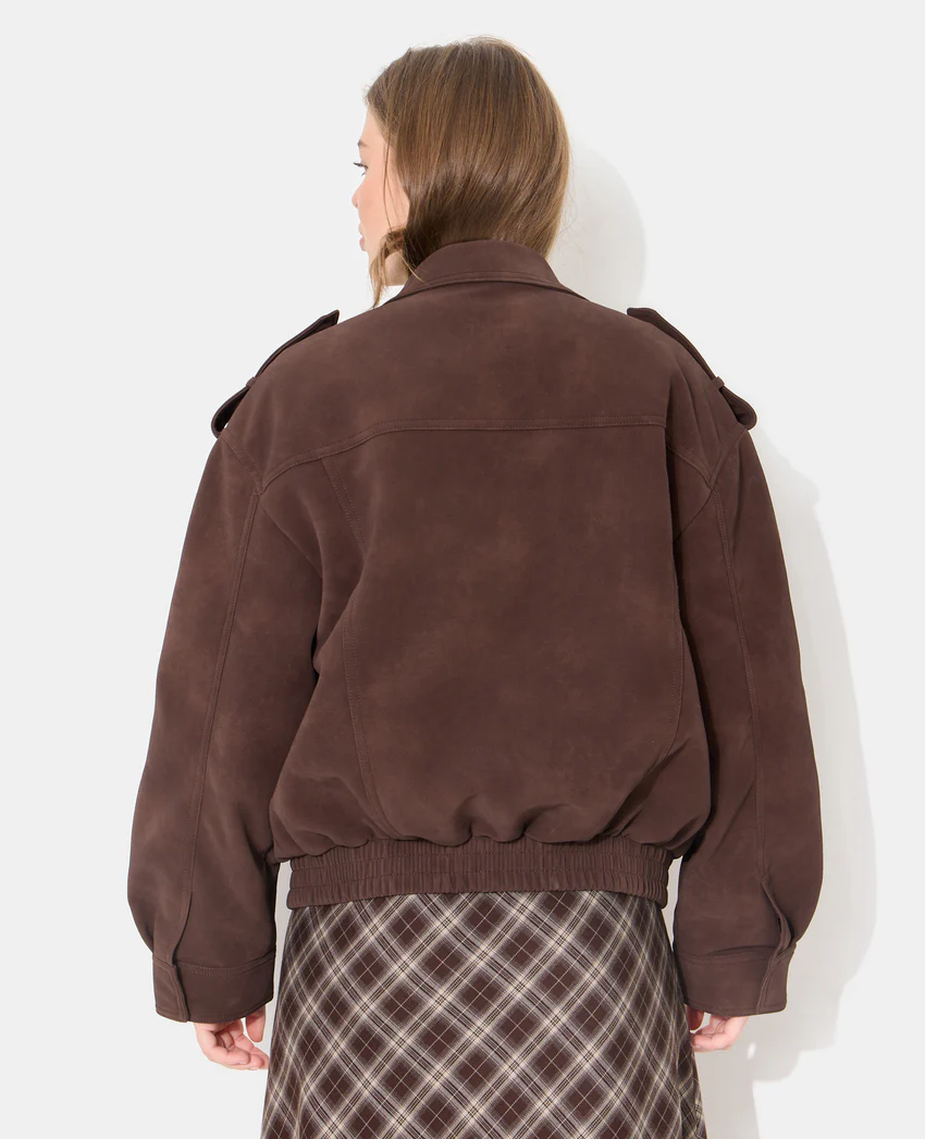 Pimkie Blouson en suédine col montant