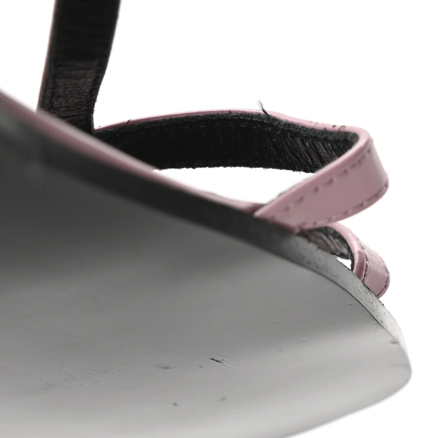 Calfskin Horsebit Divine Slingback Sandals 36 Pink - Top Club