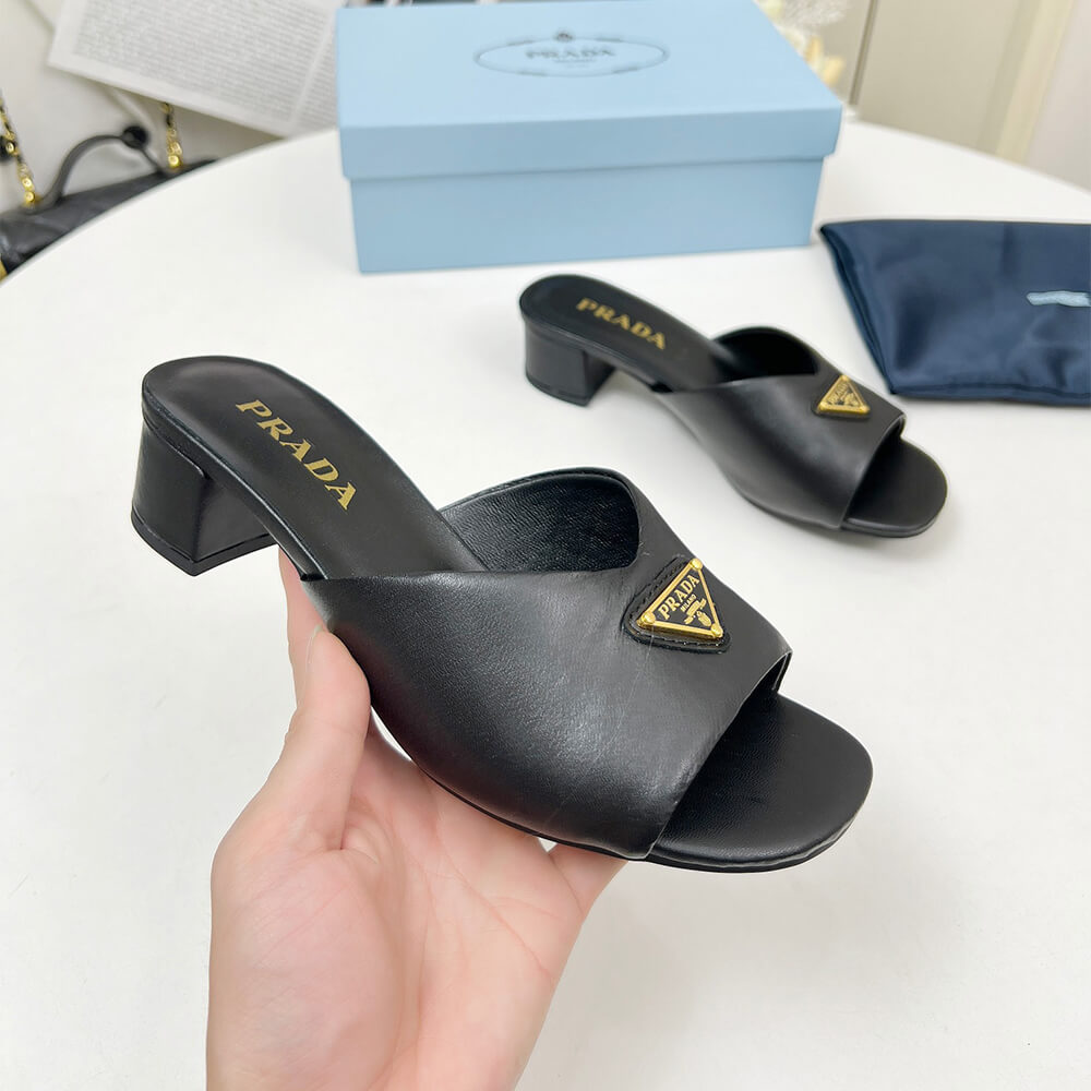 Prada Padded nappa leather sandals - Top Club
