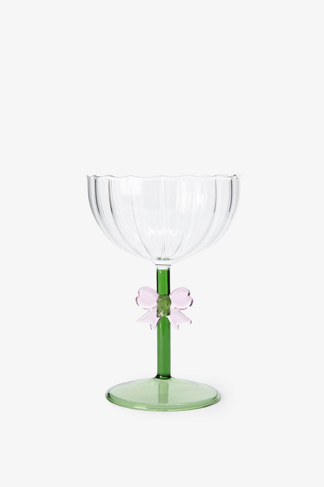 Champagneglazen met roze strikje