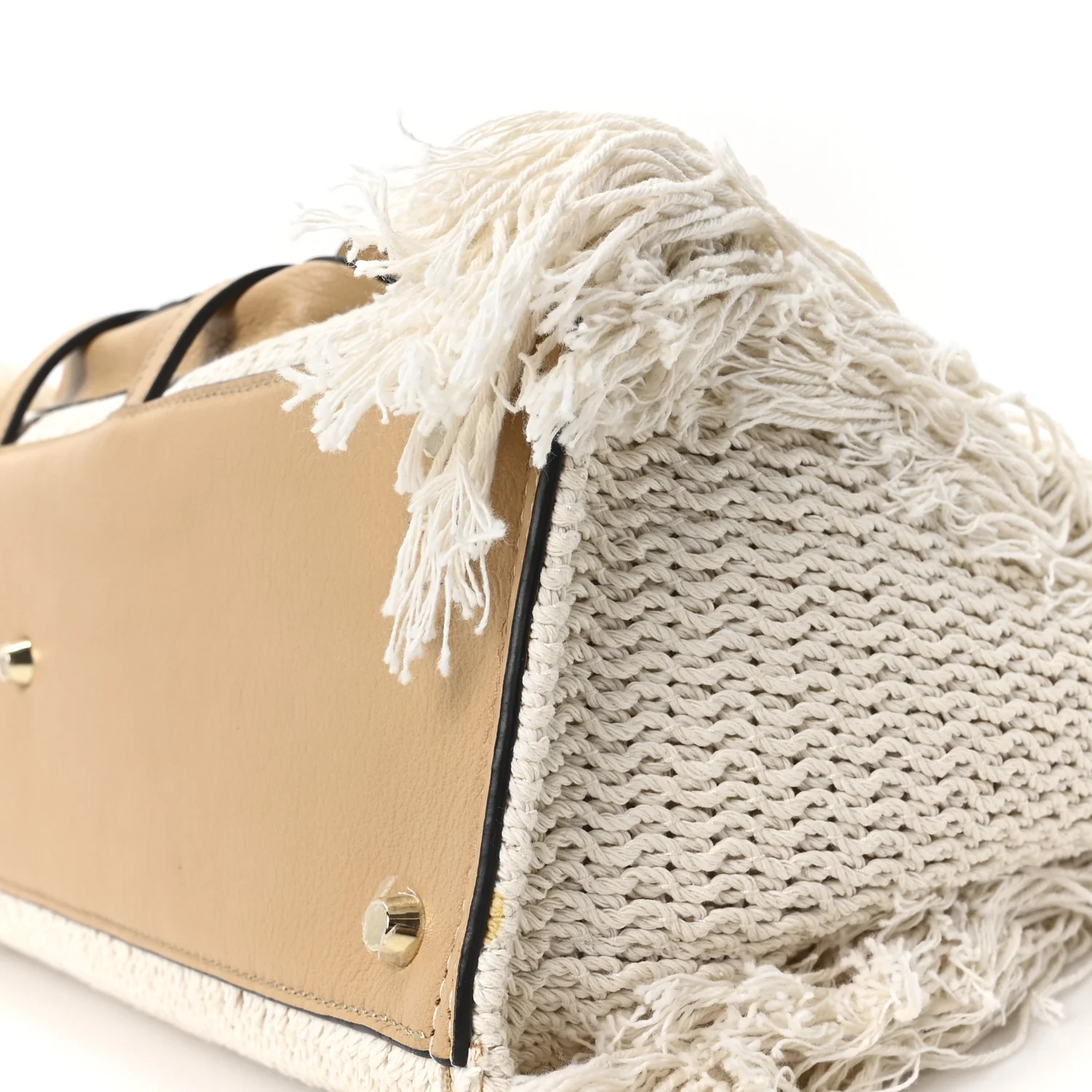 Cotton Calfskin Medium Edith Day Bag Soft Tan - Top Club
