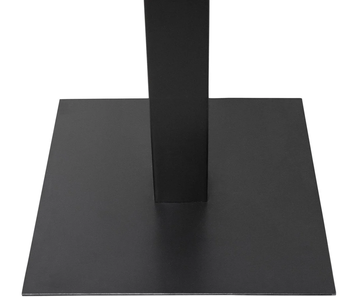 Luxury bar table natural color / black 70 x 70 x H. 101 cm - Gastronomy & Bar Furniture