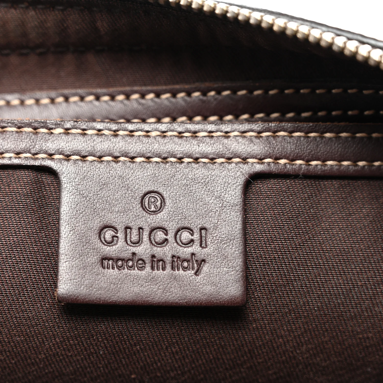 GG Supreme Monogram Belt Bag Dark Brown - Top Club