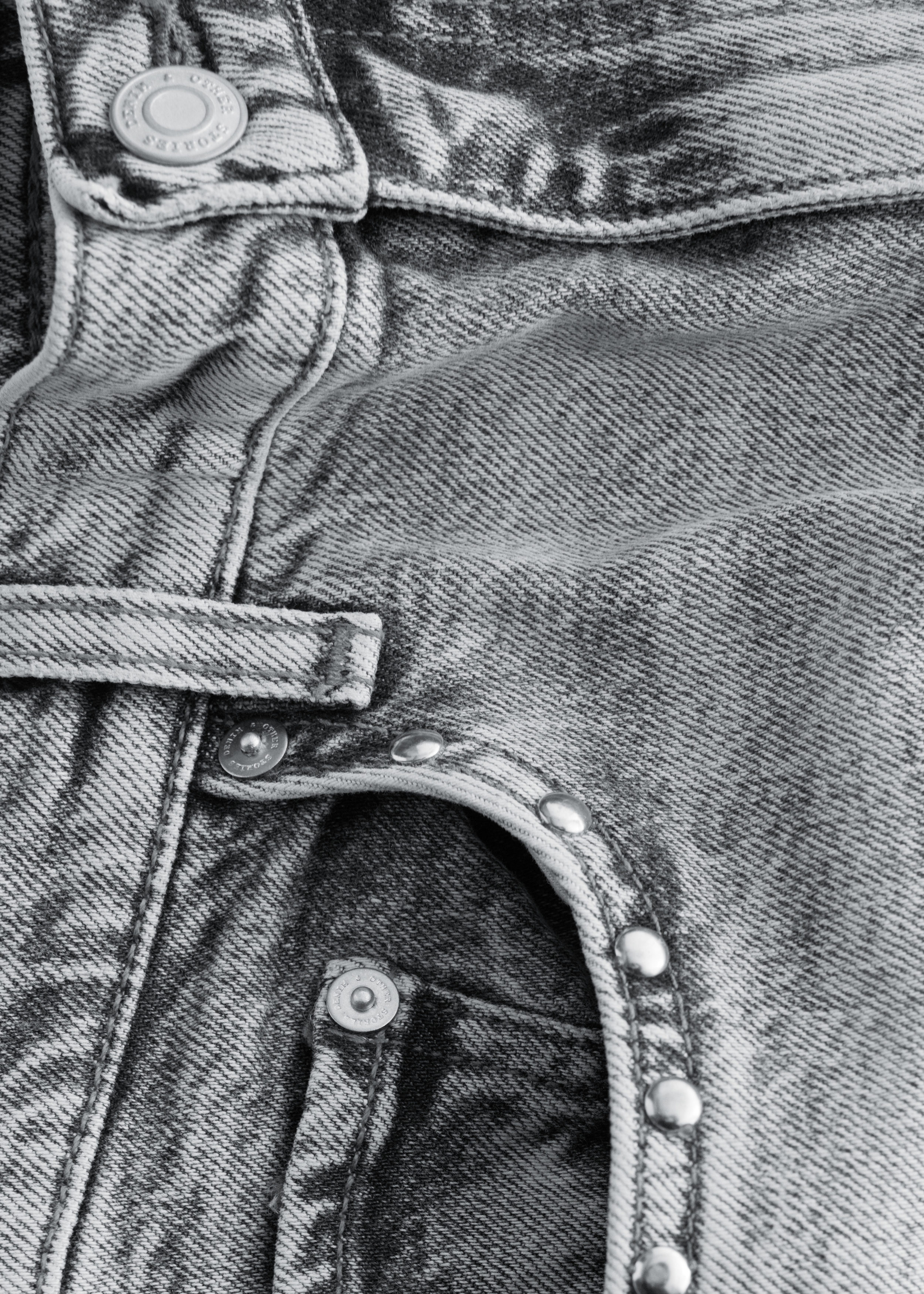 & Other Stories STUDDED WIDE-LEG JEANS