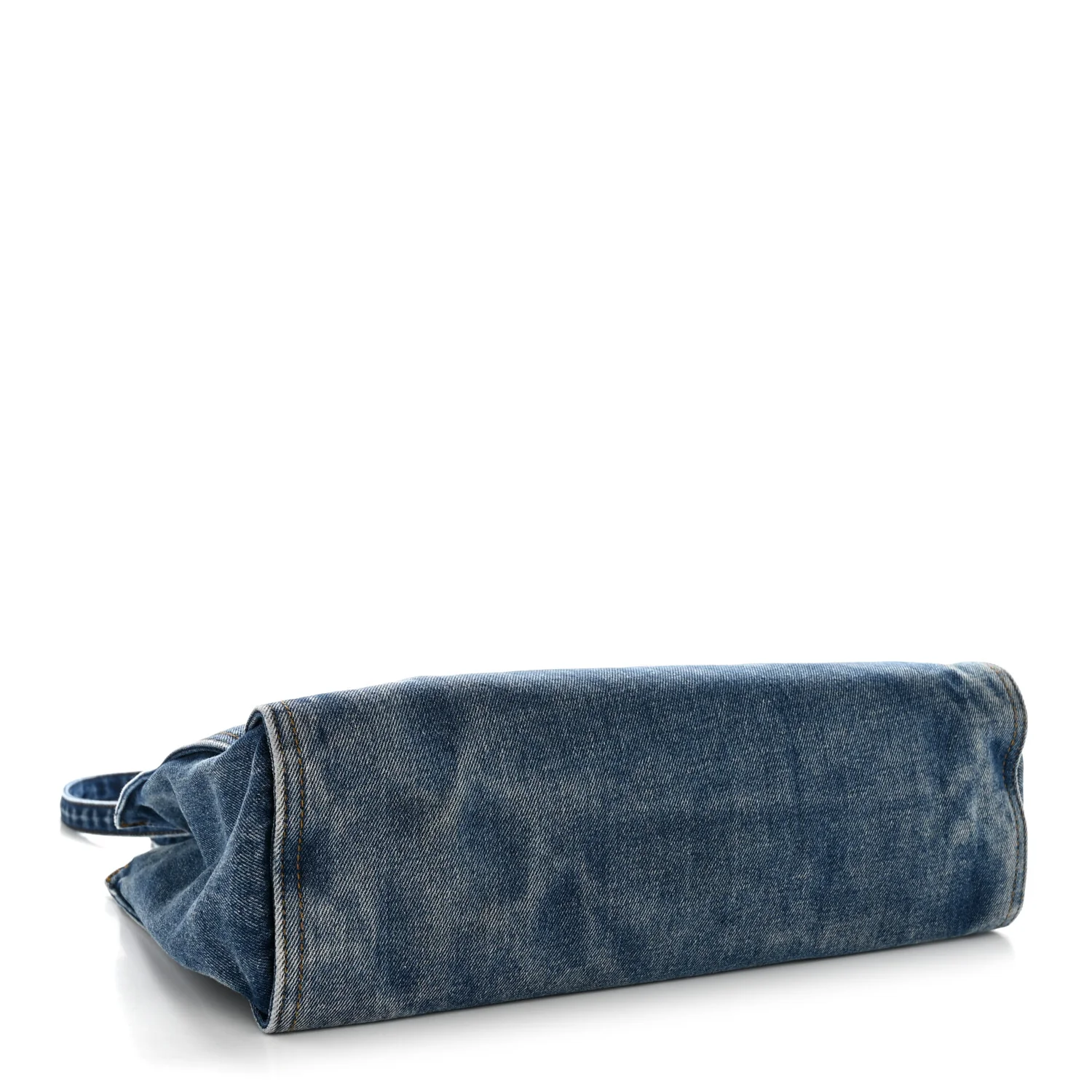 Denim Medium Shopping Bag Blue - Top Club