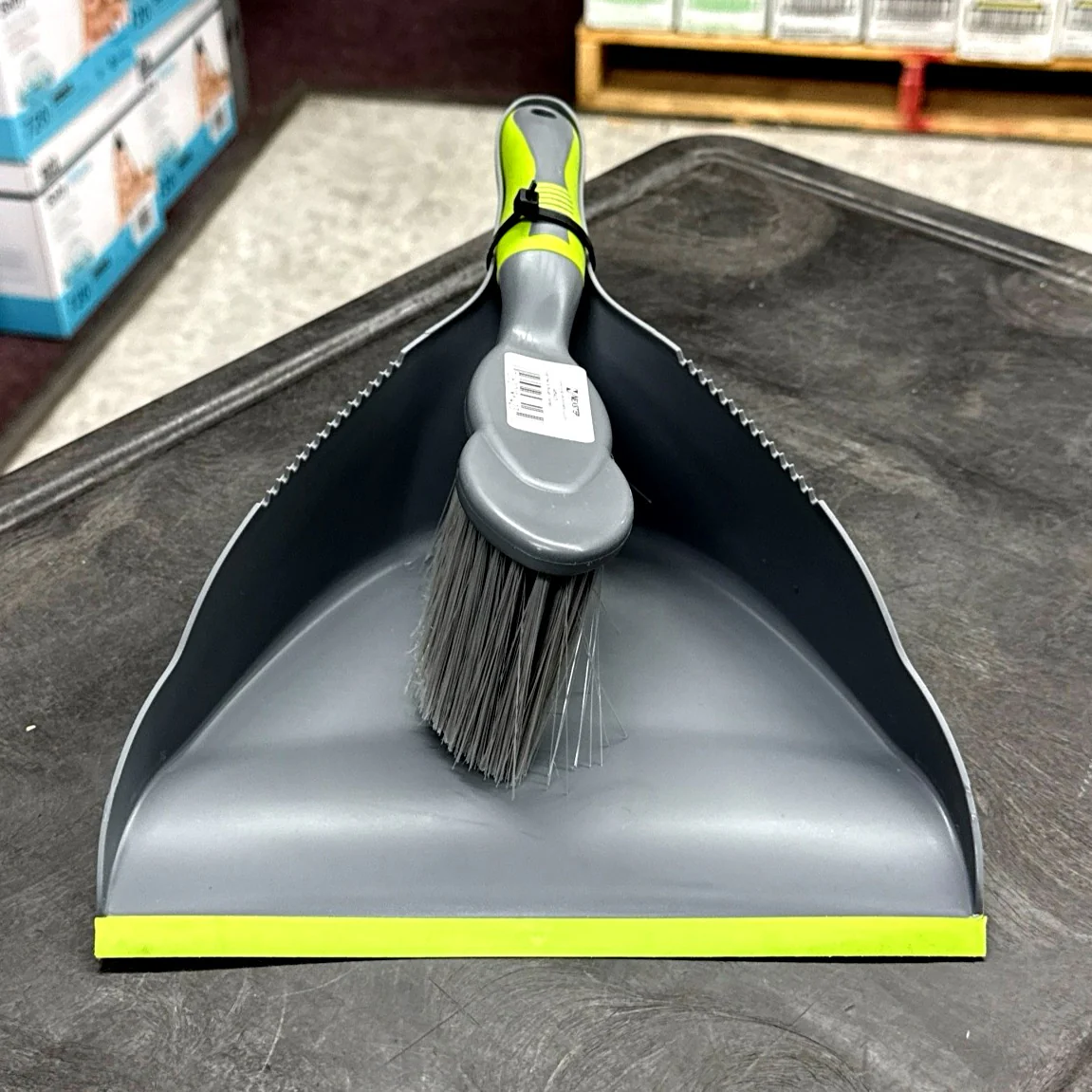 MaxiRough® Brush and Dust Pan Combo - Victorias Cleaning and Janitor