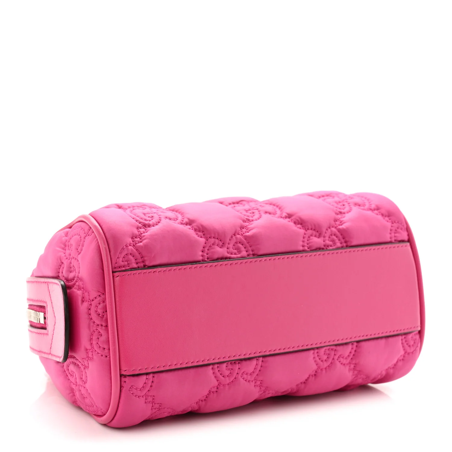 Nylon Calfskin Enamel GG Matelasse Mini Bowler Bag Lovely - Top Club
