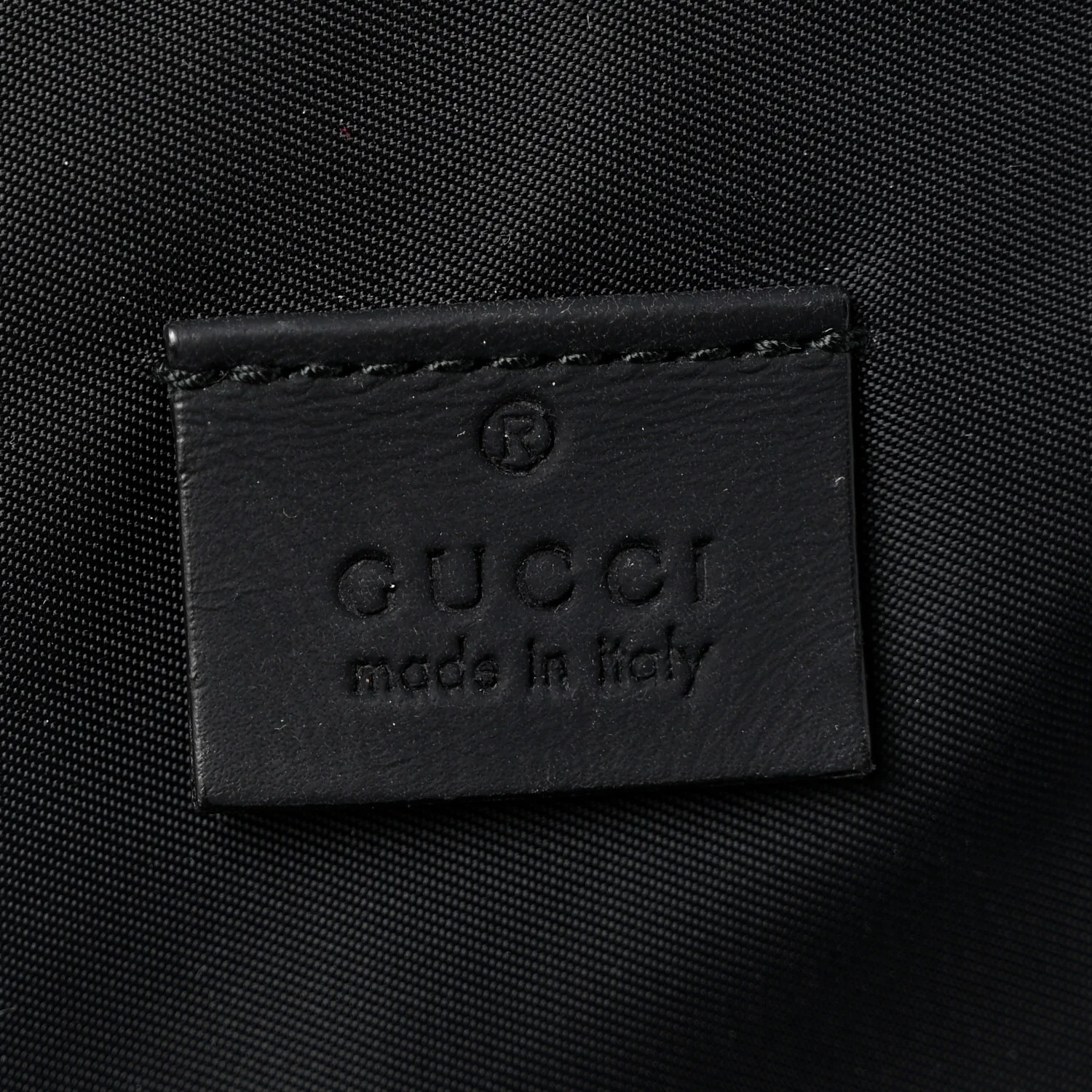Rubber Guccissima Laptop Briefcase Black - Top Club