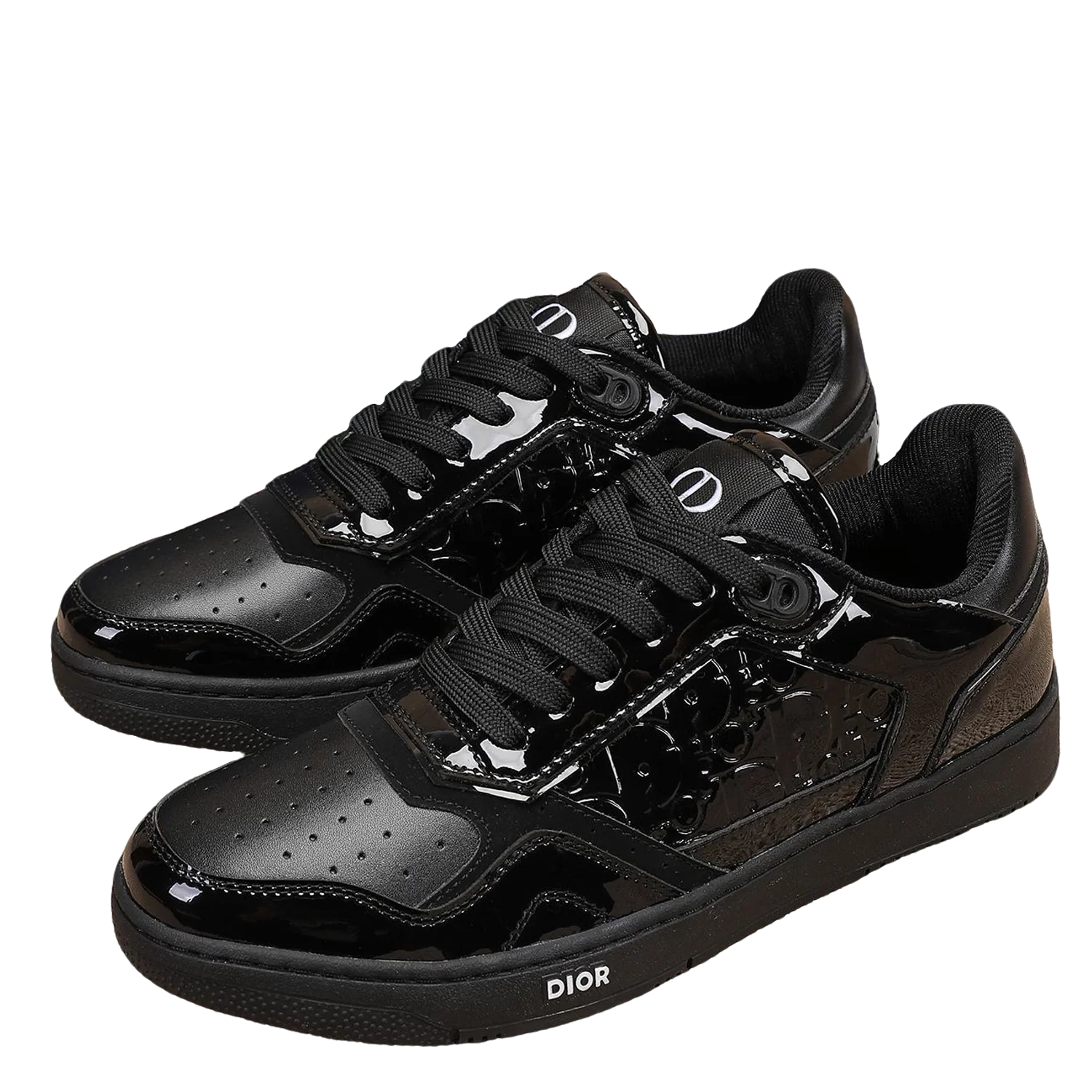 Dior Mens Sneakers Luxury Leather Casual Shoes With Oblique Pattern - Sneaker Replica Workshop