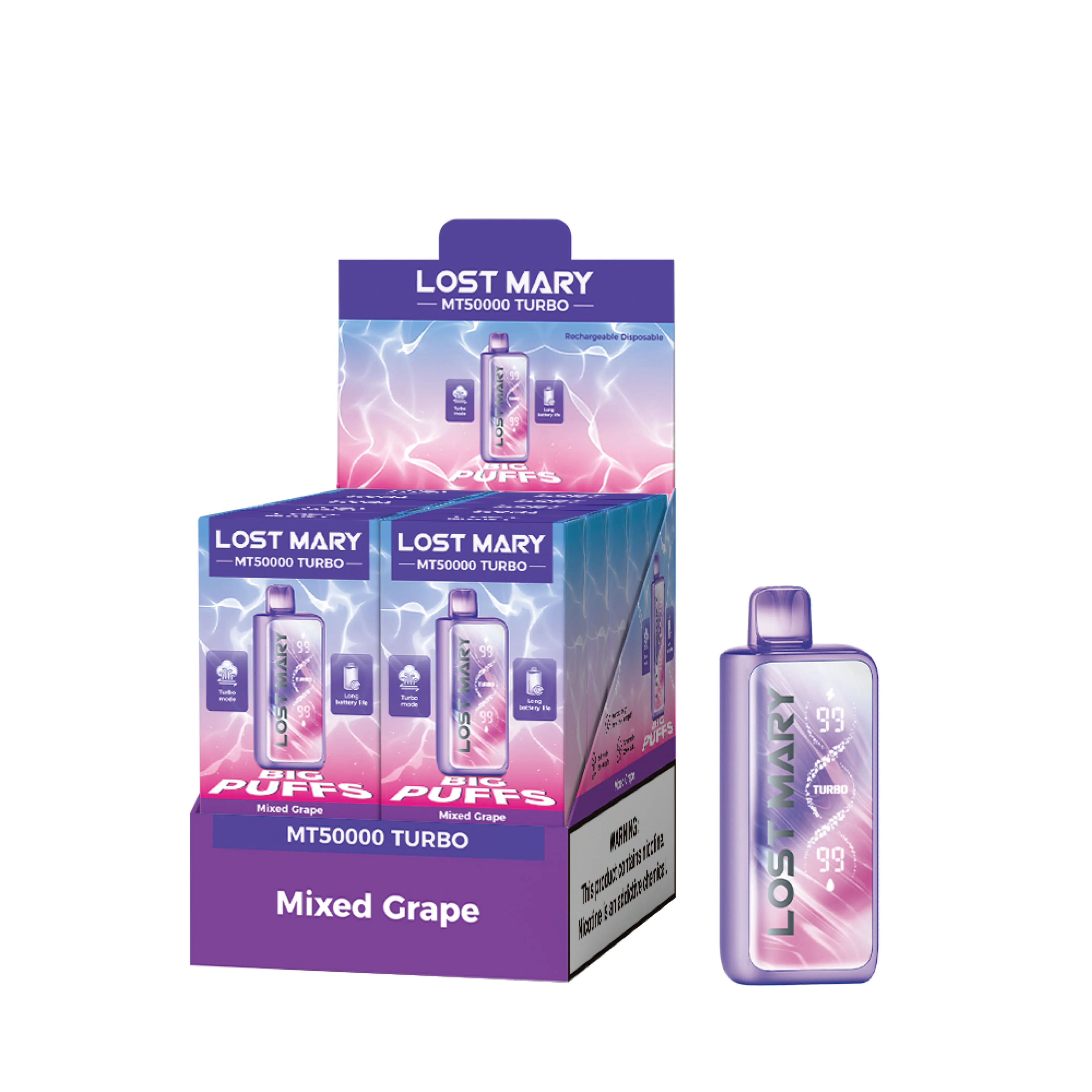 LOST MARY MT50K Turbo Rechargeable Disposable Vape (All Flavours)